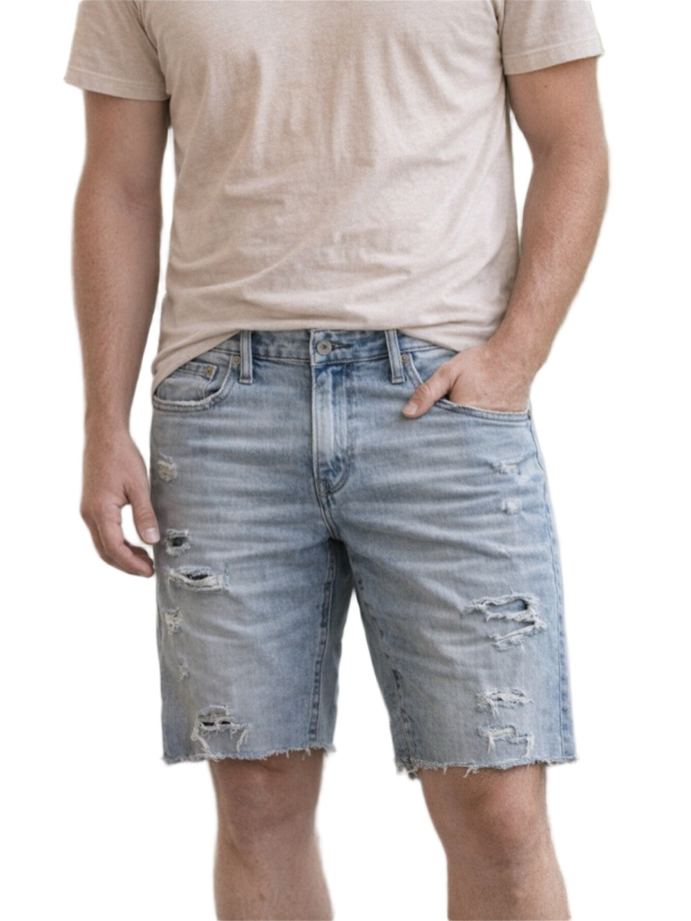 American Eagle Outfitters Light Blue Denim Shorts